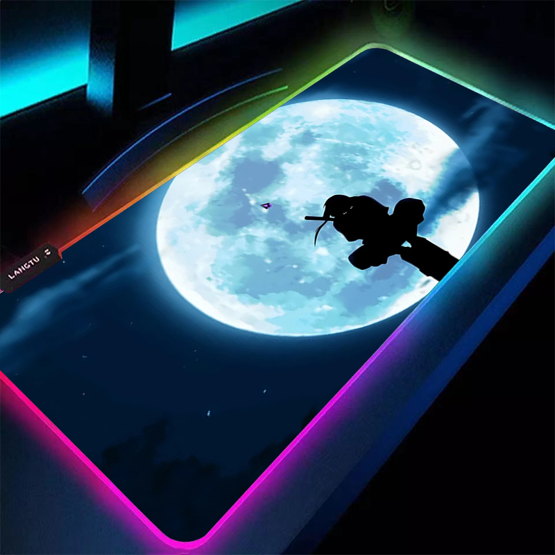 Esports Gaming Mousepad - RGB Grote Muismat 90x40 cm Naruto