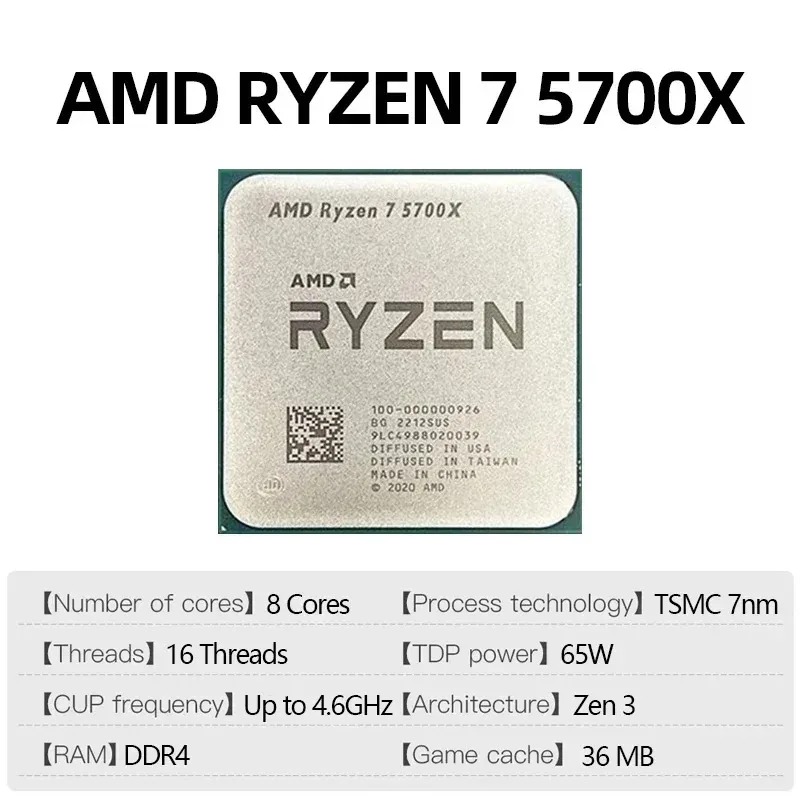 AMD Ryzen 7 5700X ontgrendelde - Amd Cpu Ryzen 7 recensie en prijs