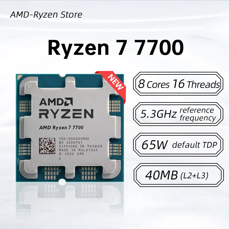 Nieuwe AMD Ryzen 7 7700 Proces - Amd Cpu Ryzen 7 recensie en prijs