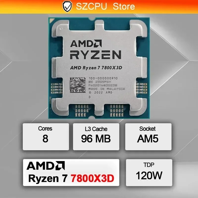 AMD R7 7800X3D CPU 8-core 16-t - Amd Cpu Ryzen 7 recensie en prijs