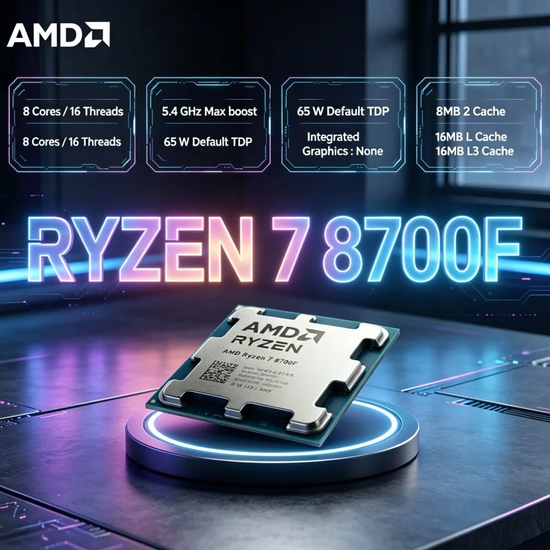 AMD Ryzen 7 8700F Kosteneffect - Amd Cpu Ryzen 7 recensie en prijs