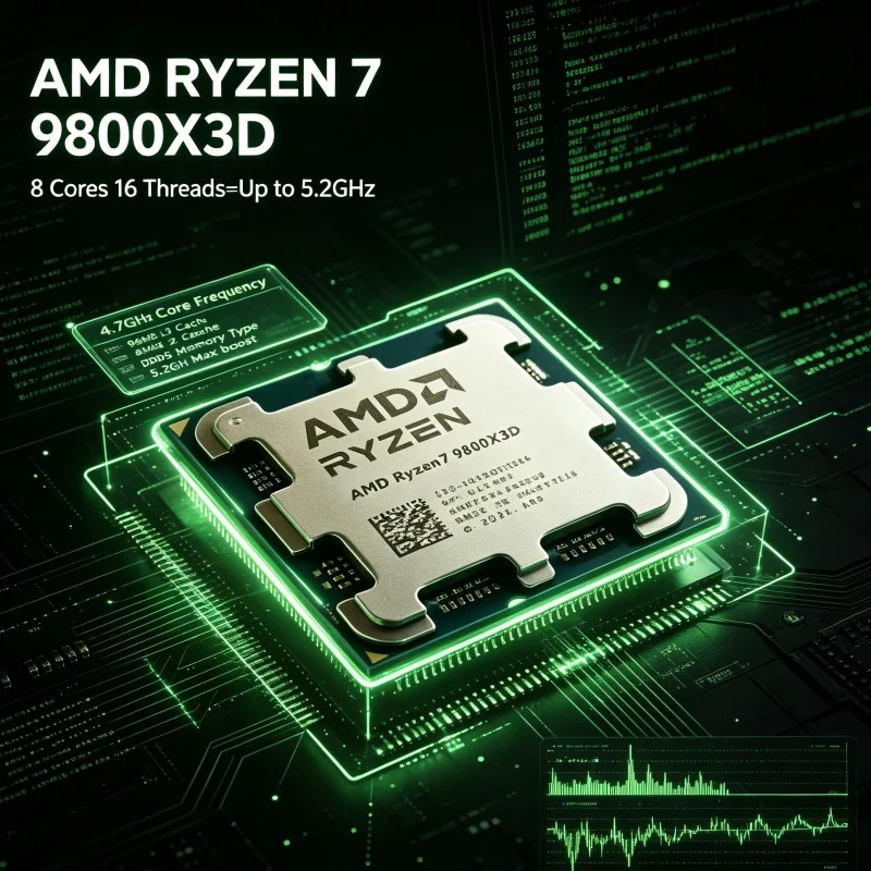 AMD Ryzen 7 9800X3D X3D Cache  - Amd Cpu Ryzen 7 recensie en prijs