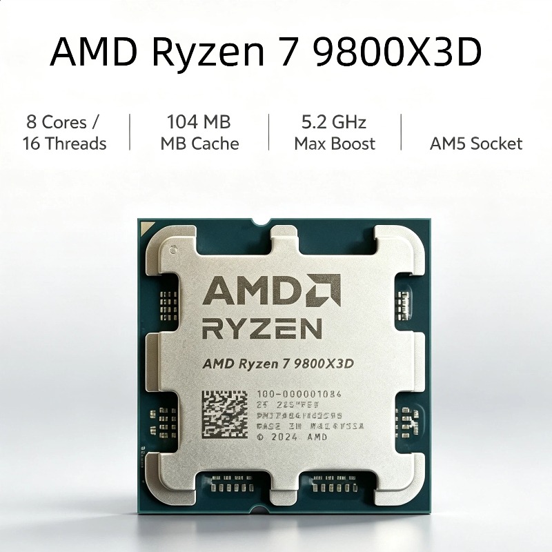 AMD Ryzen 7 9800X3D X3D Cache  - Amd Cpu Ryzen 7 recensie en prijs