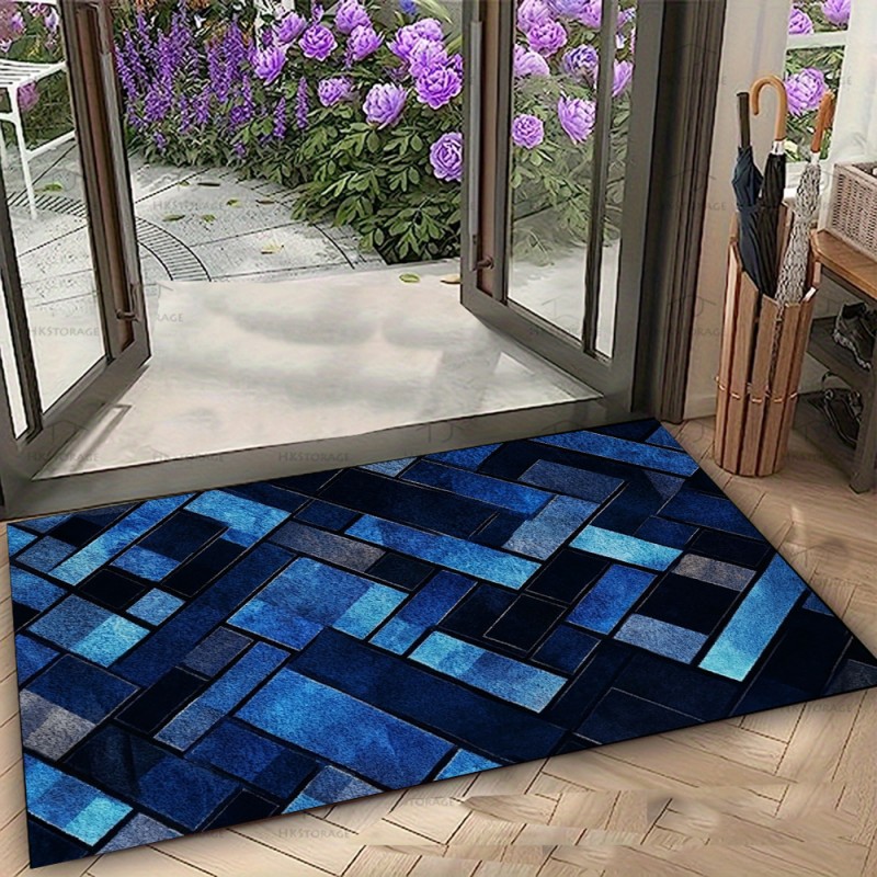Noordse blauwe geometrische pa - Esports Gaming Hotel recensie en prijs